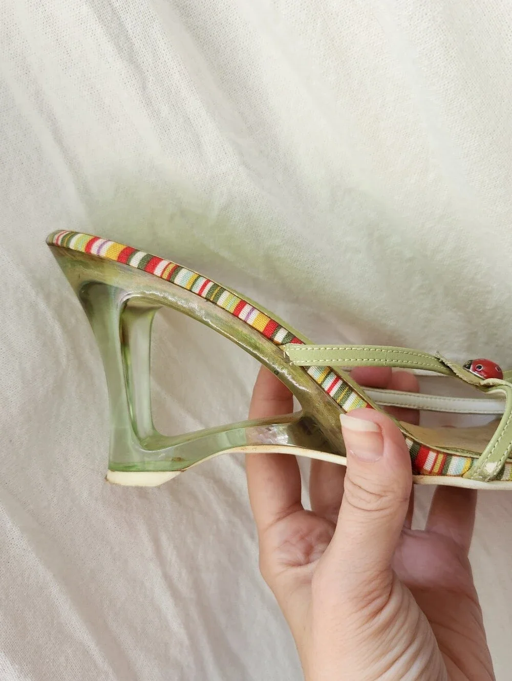 Vintage Ladybug Heels